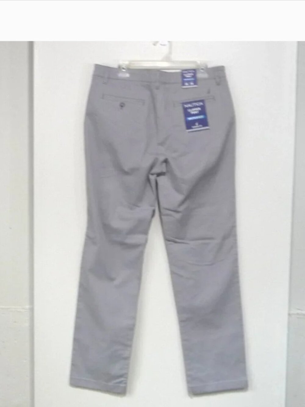 NAUTICA FLEX CLIPPER CHINO PANTS GRAY - Picture 3 of 11